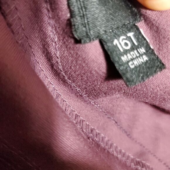 Torrid Purple Stretch Jegging Pants Size 16T - Picture 7 of 9